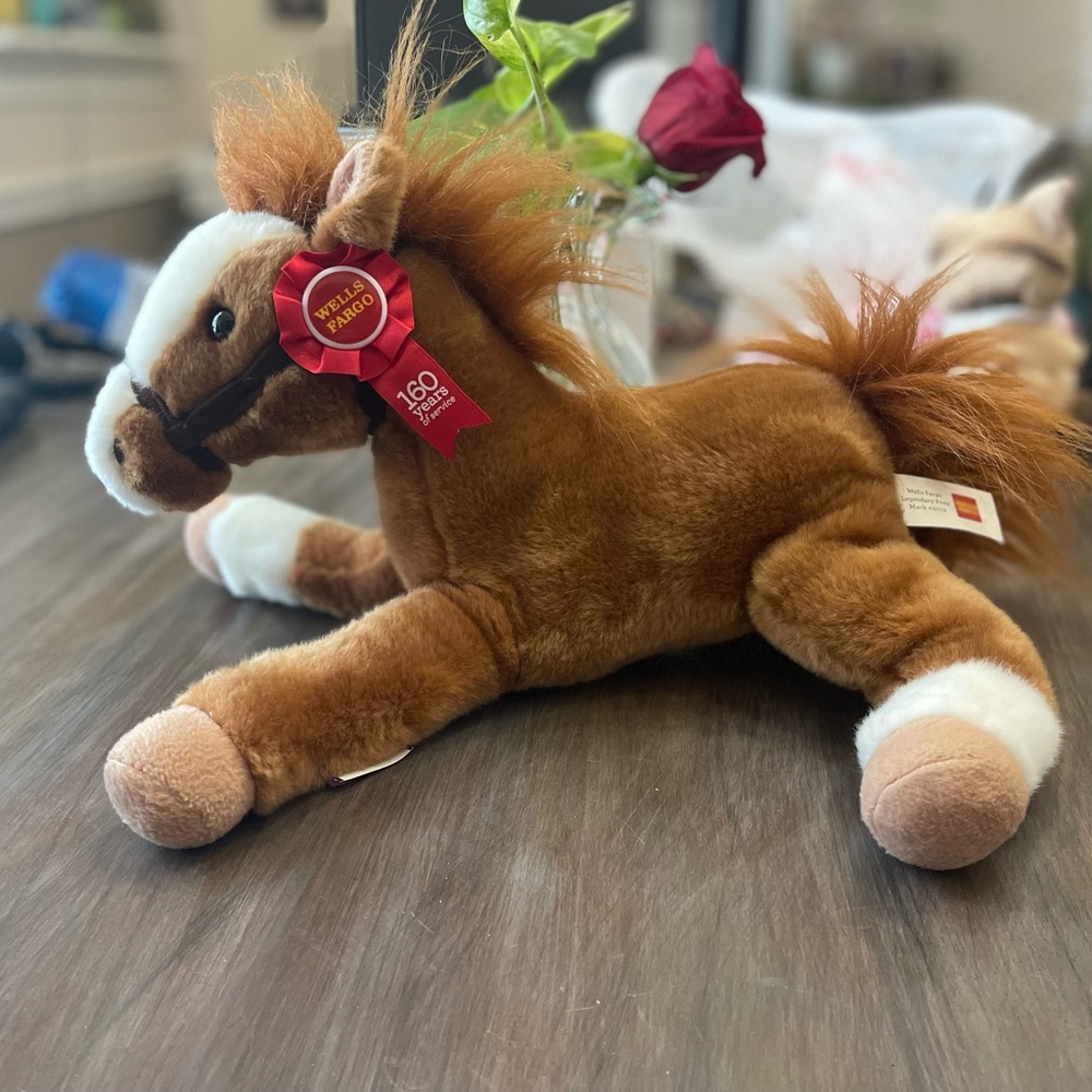 Wells Fargo plush Horse.